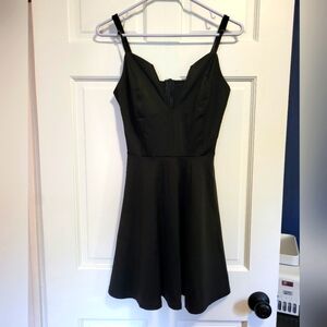 Black skater dress